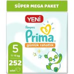 Prima Günlük Rahatlık No:5 Junior 252 Adet Bebek Bezi