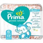 Prima Günlük Rahatlık No:6 XLarge 17 Adet Bebek Bezi