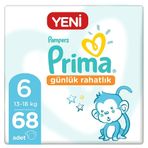 Prima Günlük Rahatlık No:6 XLarge 68 Adet Bebek Bezi
