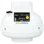 Prima Klima PK125-2 Radyal Fan (220-400M3/H 2 Hız Modu, 125 Mm)