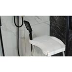 Prima Nova Apollo Duşlu Beyaz Banyo Taburesi