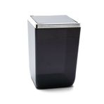 Prima Nova Biga 6 LT Banyo Mutfak Çöp Kovası - Şeffaf Siyah & Krom