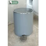 Prima Nova Lenox 5 Lt Pedallı Banyo Mutfak Çöp Kovası Gri