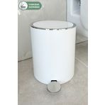 Prima Nova Lenox 5 Lt Pedallı Banyo Mutfak Ofis Çöp Kovası Beyaz