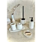 Prima Nova Yonna 6'lı Banyo Seti - Beyaz