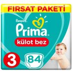 Prima Pants No:3 Midi 84 Adet Külot Bebek Bezi