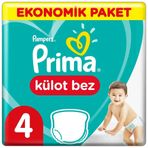 Prima Pants No:4 Maxi 72 Adet Külot Bebek Bezi