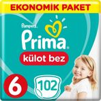Prima Pants No:6 XLarge 102 Adet Külot Bebek Bezi