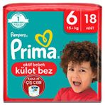Prima Pants No:6 XLarge 18 Adet Külot Bebek Bezi