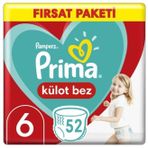 Prima Pants No:6 XLarge 52 Adet Külot Bebek Bezi