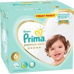 Prima Premium Care 6 Beden Bantlı Bebek Bezi 105'li Ekstra Yumuşak 13 - 18 kg Kilo Aralığı
