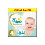 Prima Premium Care Bebek Bezi, 4 Numara, 84 Adet