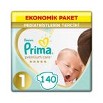 Prima Premium Care No:1 Yenidoğan 140 Adet Bebek Bezi