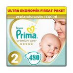 Prima Premium Care No:2 Mini 480 Adet Bebek Bezi