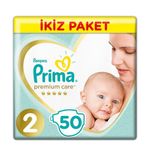 Prima Premium Care No:2 Mini 50 Adet Bebek Bezi