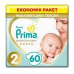 Prima Premium Care No:2 Mini 60 Adet Bebek Bezi