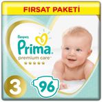 Prima Premium Care No:3 Midi 96 Adet Bebek Bezi