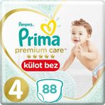 Prima Premium Care No:4 Maxi 88 Adet Külot Bebek Bezi