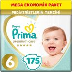 Prima Premium Care No:6 XLarge 175 Adet Bebek Bezi