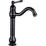 Prima Siyah Gold Fold Çanak Lavabo Bataryası