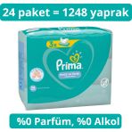 Prima Temiz ve Ferah 24'lü 1248 Yaprak Islak Havlu Mendil