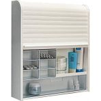 Primanova 092 Panjurlu Çok Amaçlı Kilitli Ecza ve Banyo Dolabı, 42 x 48 x 85 cm - Renkli