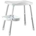 Primanova Apollo Duşlu Banyo Taburesi M-KV35-01 - Beyaz
