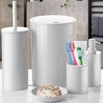 Primanova Flores 5'li Banyo Seti - Beyaz