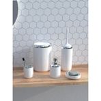 Primanova Lima Xl Krom Dekorlu Banyo Seti Beyaz