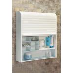 Primanova M-09201 Çok Amaçlı Kilitli Panjurlu Sürgülü Ecza Dolap