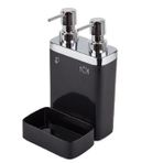 Primanova M-E10-06 Siyah Sıvı Sabunluk