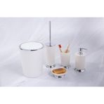 Primanova Nely M-SAS08-01 Beyaz 5 Parça Banyo Takımı