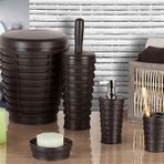 Primanova Palm Banyo Aksesuarı Kahverengi Sabunluk