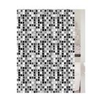 Primanova Paradise Grey Pvc 180x200 cm Banyo Perdesi