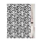 Primanova Paradise Grey Pvc 180x200 cm Banyo Perdesi