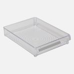 Primanova Plastik Şeffaf Düzenleyici Mutfak Rafı 20.5x28x5 cm