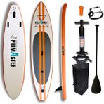 Primaster Paddle Board Stand Up Sup Şişme Sörf Tahtası 335*75*15 cm - Beyaz - Turuncu
