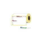 Prime 100X75 mm Termal Etiket, Barkod/adres/kargo Termal Etiketleri, Zebra ve Diğer Yazıcılarla Uyumlu - Option-1 - Ahşap
