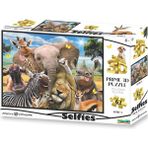 Prime 10543 3D Afrika Selfie 63 Parça Puzzle