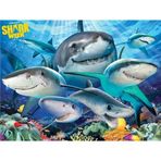 Prime 10668 3D Discovery Köpek Balıkları 100 Parça Puzzle