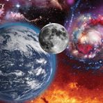 Prime 10884 3D Discovery Dünya ve Ay 150 Parça Puzzle