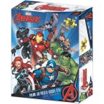 Prime 33032 3D Avengers 200 Parça Puzzle