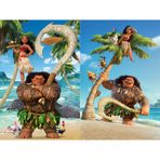 Prime 3D - Disney Moana - 200 Parça İkili Puzzle