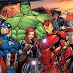 Prime 3D Marvel Avengers Çift Taraflı Puzzle 200 Parça 37551