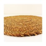 Prime 6 Adet Hasır Supla Seti, Amerikan Servis, Sofra Dekorasyonu ve Sunum Için Bambu Hasır, Şık ve Çevre Dostu Masa Aksesuarı 30 cm - 0,5 x 9 cm - 001-Renkli