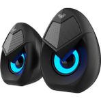 Prime Aula N-69 2 * 3W Rgb LED Işıklı Masaüstü Oyuncu Laptop Pc Bilgisayar Hoparlörü - Option-1