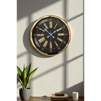 Prime Aurea Gold 52 Cm Metal Duvar Saati