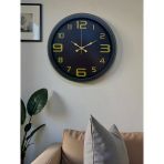 Prime Black 40 Cm Metal Tasarım Duvar Saati