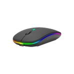 Prime Blueforce 2, 4ghz Bluetooth Kablosuz Sessiz Mouse Siyah Işıklı