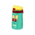 Prime Çocuk 350 ml Pipetli Paslanmaz Çelik Termos Bpa Içermez 7 Renk (Açık Yeşil)